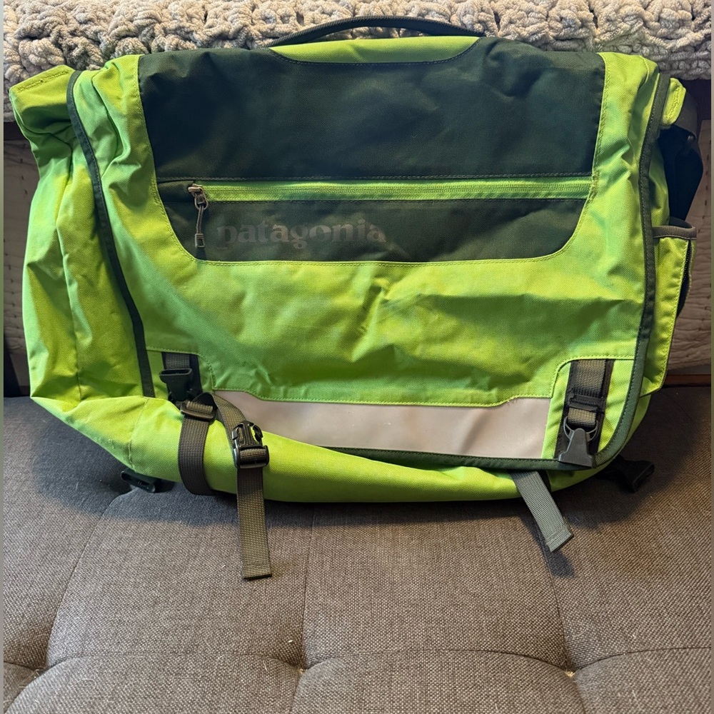 Patagonia Green Messenger Bag